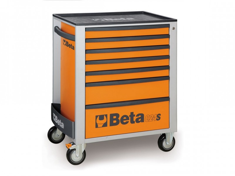 Beta 7 Schubladen Werkzeugwagen Orange – C24S 7/O