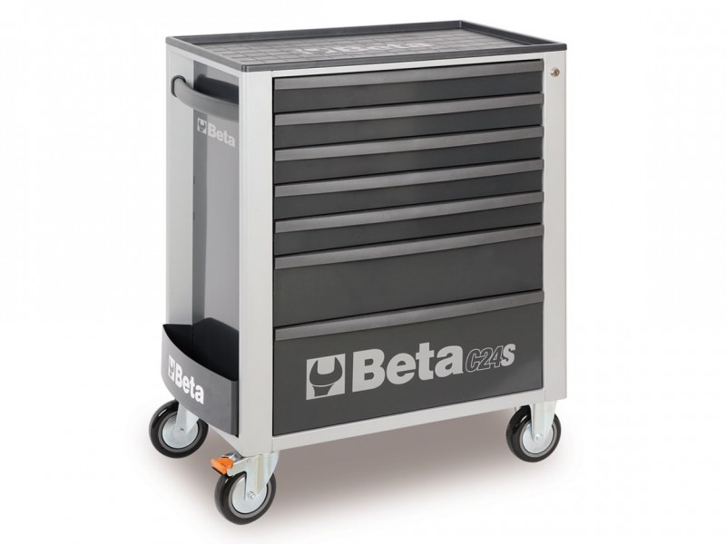 Beta Chariot à outils gris 7 tiroirs - C24S 7/G