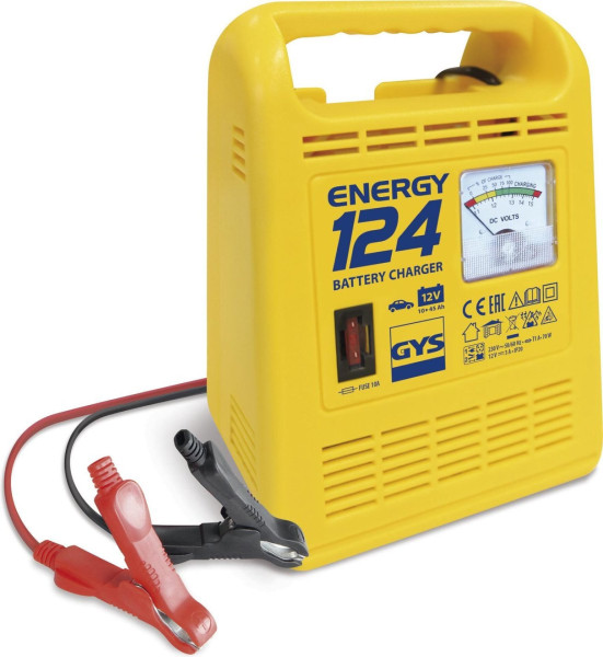 GYS Energy 124 Chargeur de batterie traditionnel