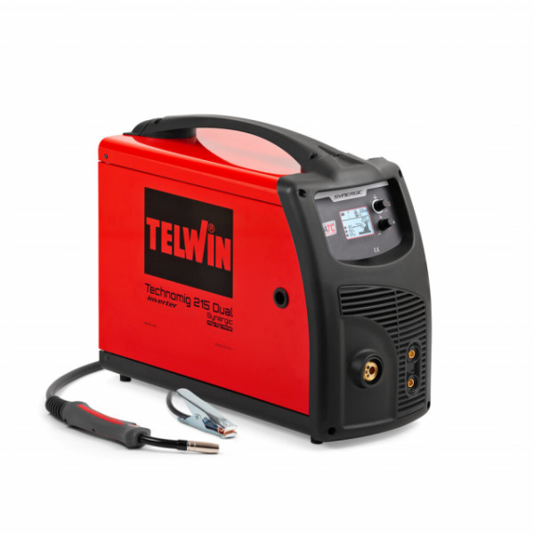 Telwin Technomig 215 dual synergic inverter 230 V