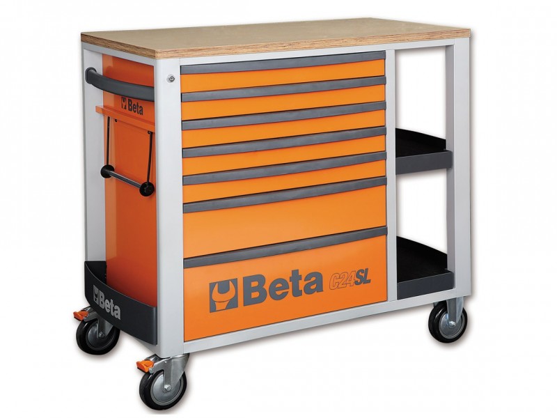 Beta Verrijdbare Werkbank Oranje - C24Sl/O - 024002101