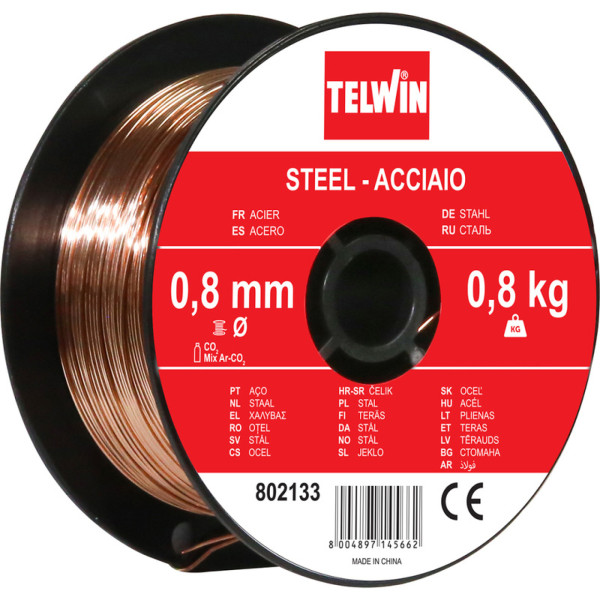 Fil de soudage Telwin CO-2 0,8 mm 0,8 kg