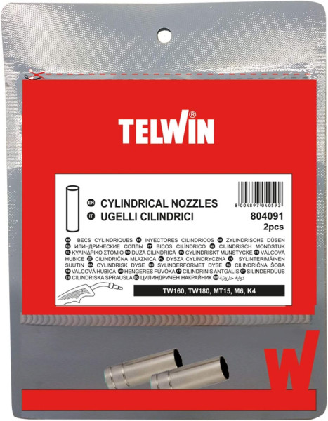 Telwin nozzle cilindrisch ( 2 suks)