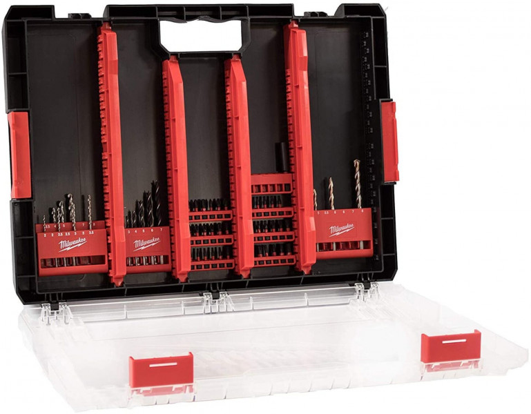 Milwaukee 4932464144 Heavy Duty Zubehör Bohrer und Bit Set 50 Stück