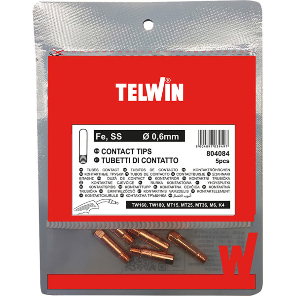 Telwin las tip 0.6 mm, 0.8 mm 