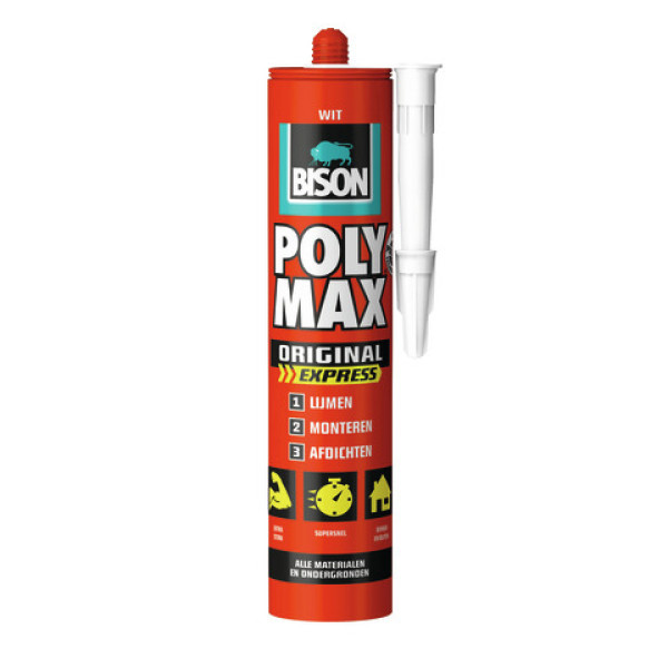 Bison Poly Max® Express 425 g tube blanc