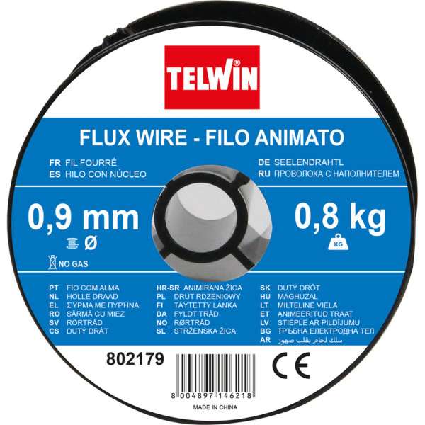 Fil fourré sans gaz Telwin 0,9 mm 0,8 kg