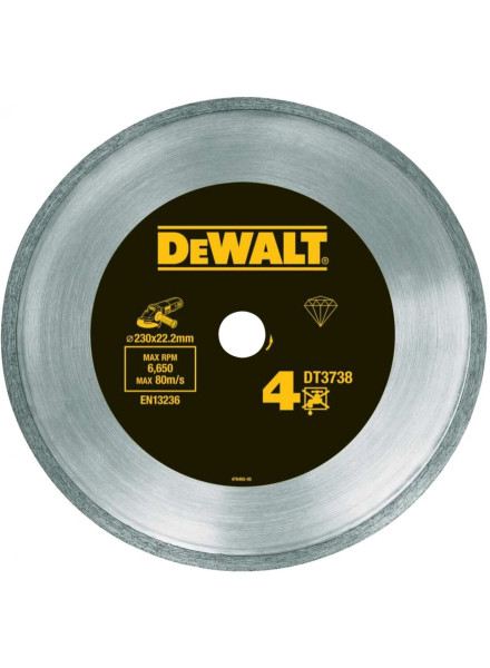 DeWalt Diamantsägeblatt 230 x 22,2 mm DT3738-XJ