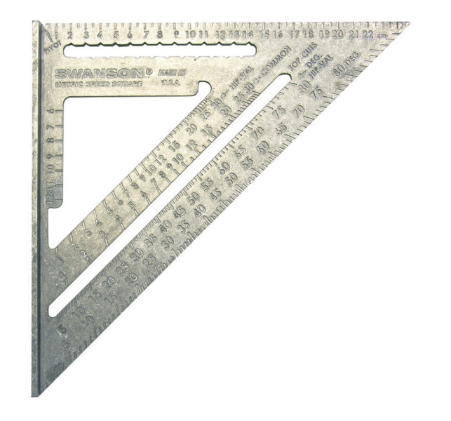 Swanson Metrischer Winkelmesser 25 cm