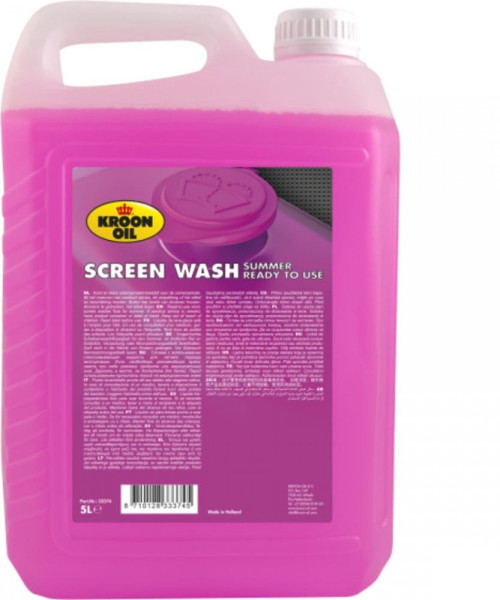 Bidon de 5 L de Kroon-Oil Screen Wash Summer