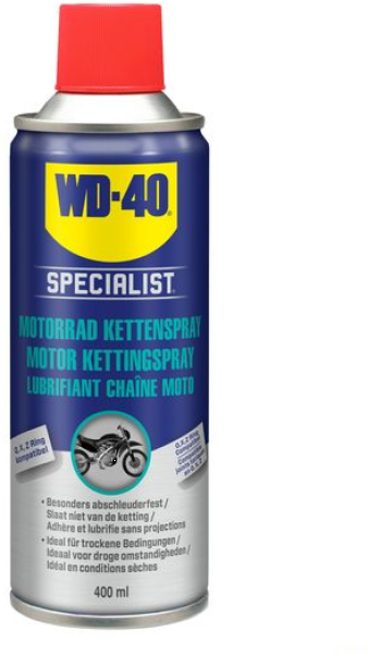 Lubrifiant Chaîne Moto WD-40 Specialist® 400 ml