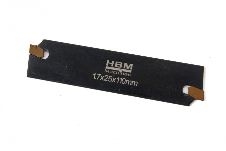 Couteau de rechange HBM Pour le support de tronçonnage HBM 25 mm avec insert HM 3 mm