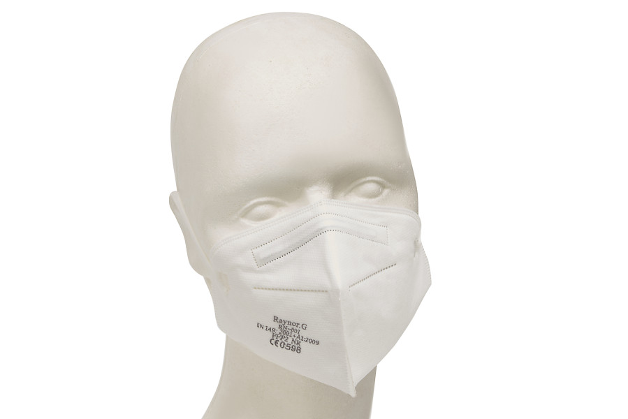HBM Masque anti-poussière professionnel FFP2, demi-masque - 20 pièces