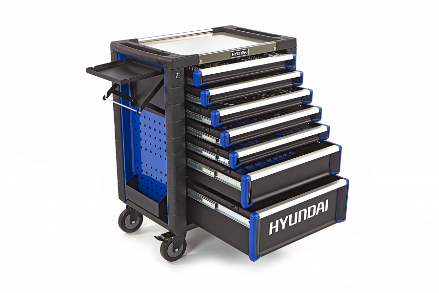 Hyundai Porte-outils professionnel rempli de 295 pièces