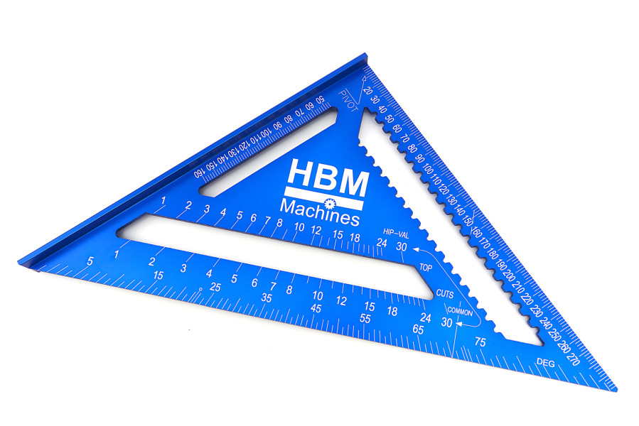 Triangle en aluminium de 305 mm de HBM - Equerre de mesure