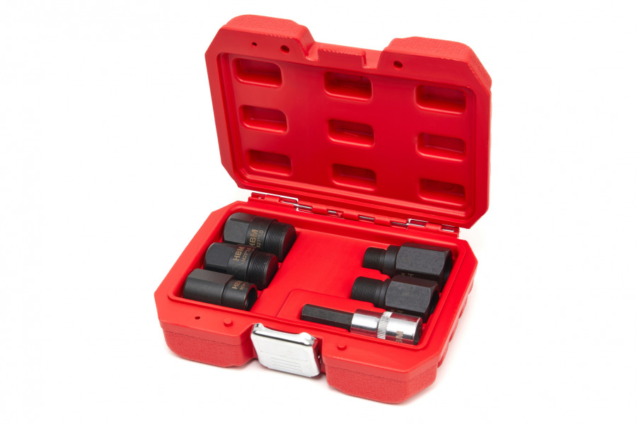 HBM Kit de démontage d'injecteurs diesel 6 pièces, ensemble d’extracteurs d'injecteurs