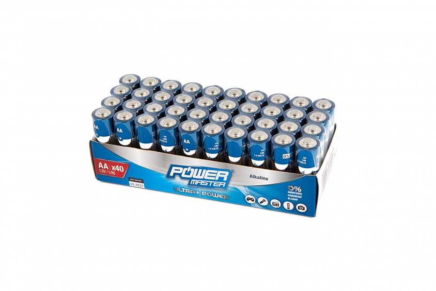 Silverline AA Super Alkaline Batterie LR6 - 40 Stück