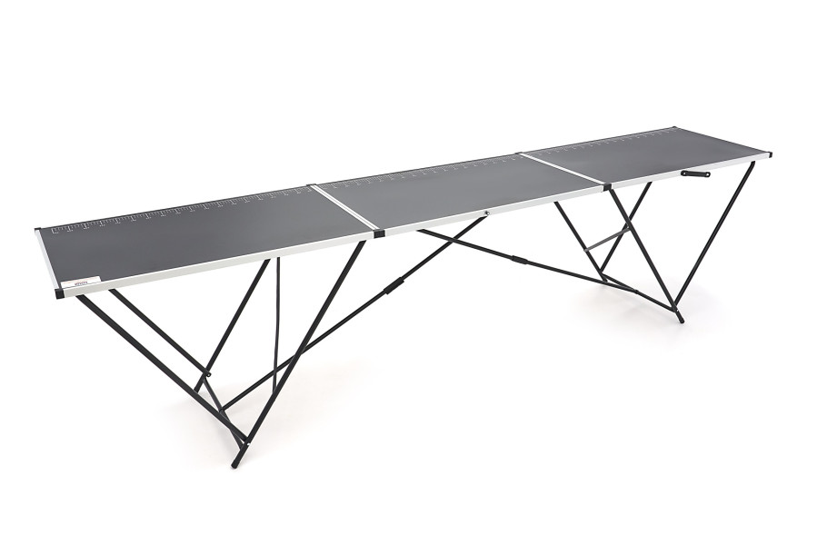 Table à tapisserie pliable en aluminium HBM 300 x 60 x 77 cm