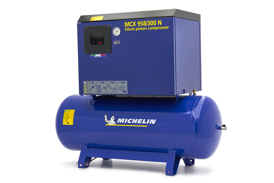Michelin 7,5 PS 270 Liter schallgedämpfter Kompressor MCX 958/300 N NW