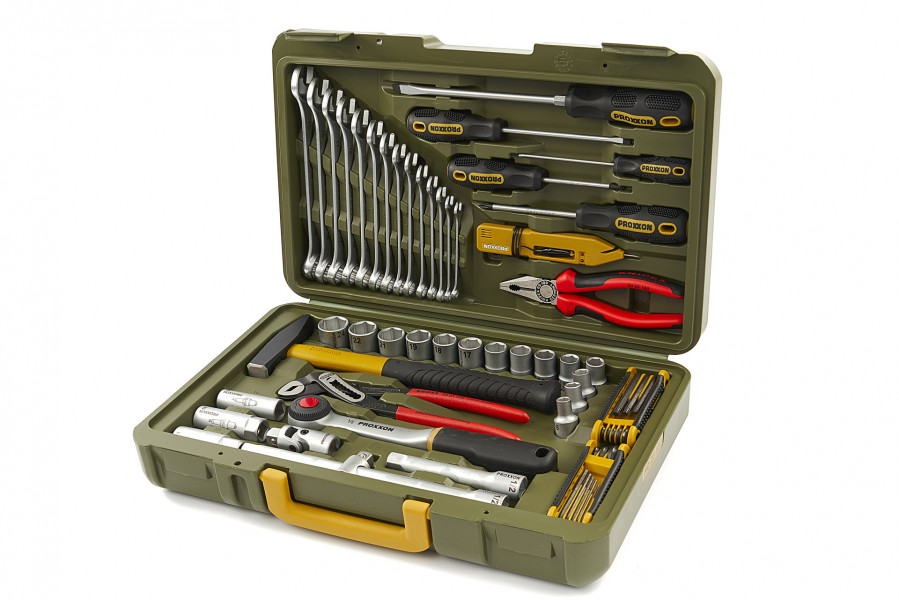 Ensemble d'outils Proxxon 47 pièces, valise à outils - 23650