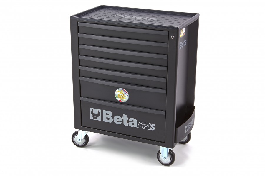 Chariot à outils Beta 7 tiroirs noir - C24S 7/N - 024002079