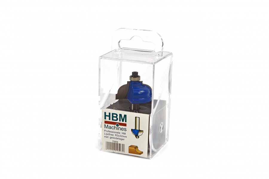 HBM Professional HM Profilschneider, Listenschneider R8 x 32 mm. Mit Führungslager
