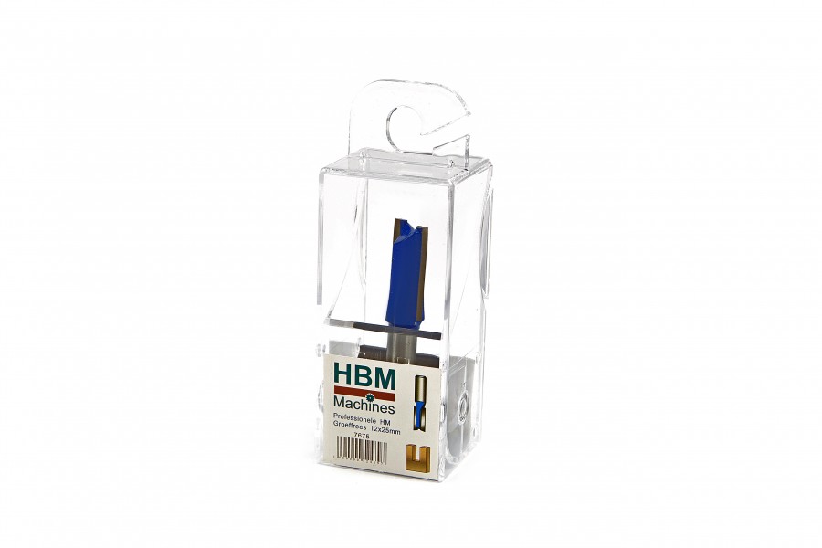 HBM Professional HM Nutenfräser 12 x 25 mm. Gerades Modell