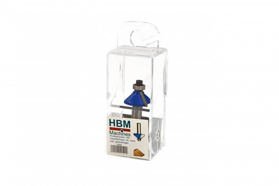 HBM Professional HM-Fasenschneider 25,4 mm. Mit Führungslager
