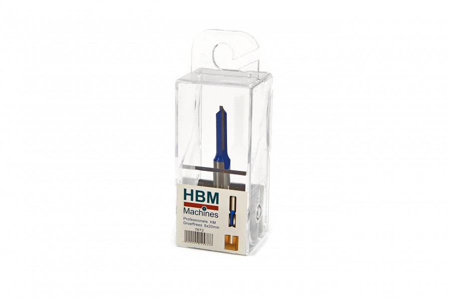 HBM Professional HM-Nutfräser 6 x 20 mm gerade Ausführung