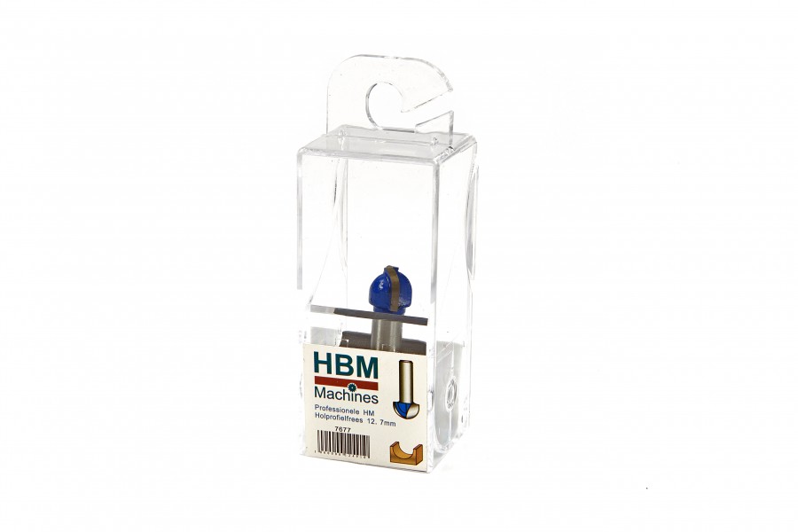 HBM Professionele HM Holprofielfrees 12,7 mm.