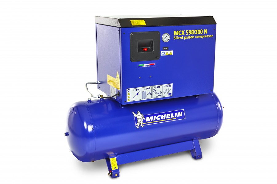 Michelin 5,5 PS 270 Liter Schallgedämpfter Kompressor MCX 598/300 N