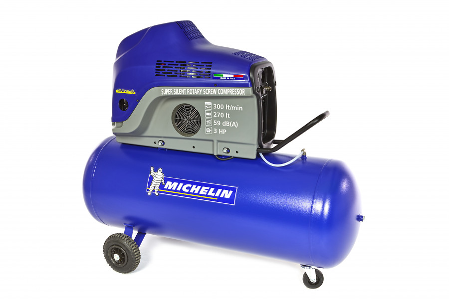 Michelin 3 HP - 230 Volt 270 litres Compresseur à vis RSX 3/270
