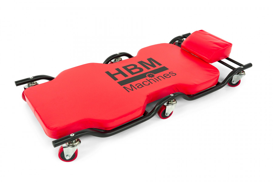 HBM Chariot mobile professionnel de luxe, tapis de garage pour mécanicien