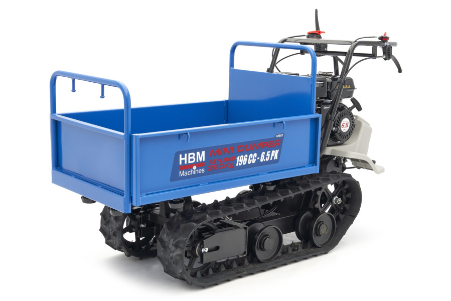 HBM Professional 320 KG Mini Dumper sur chenilles 196 cc - 6.5 HP