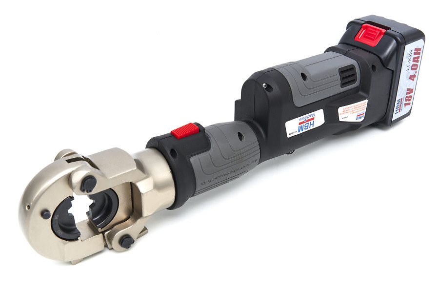 HBM Professional Hydraulic Pince à sertir les câbles 16-300 mm² - 60kN sur batterie