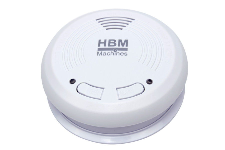 Optisch anschließbarer HBM-Rauchmelder inklusive Batterien