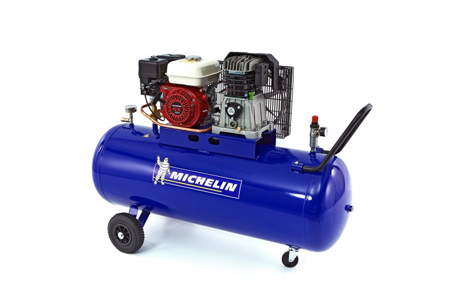 Michelin 200 Liter 5,5 PS Benzin-Kompressor mit HONDA Motor
