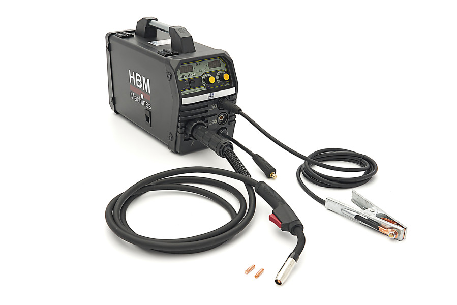 Onduleur MIG HBM 200 CI avec affichage numérique et technologie IGBT Noir
