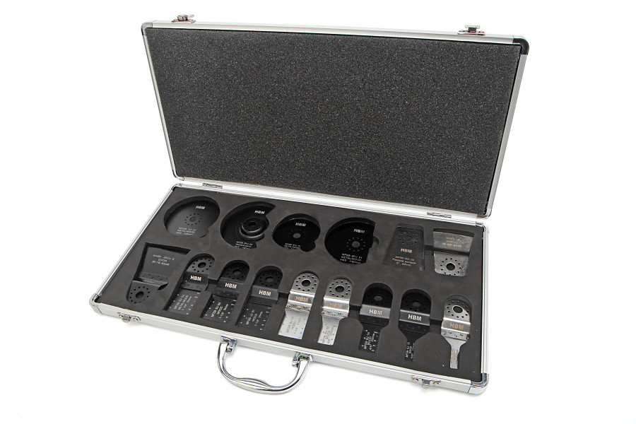 Kit d'accessoires pour outils multiples HBM (15 pièces)