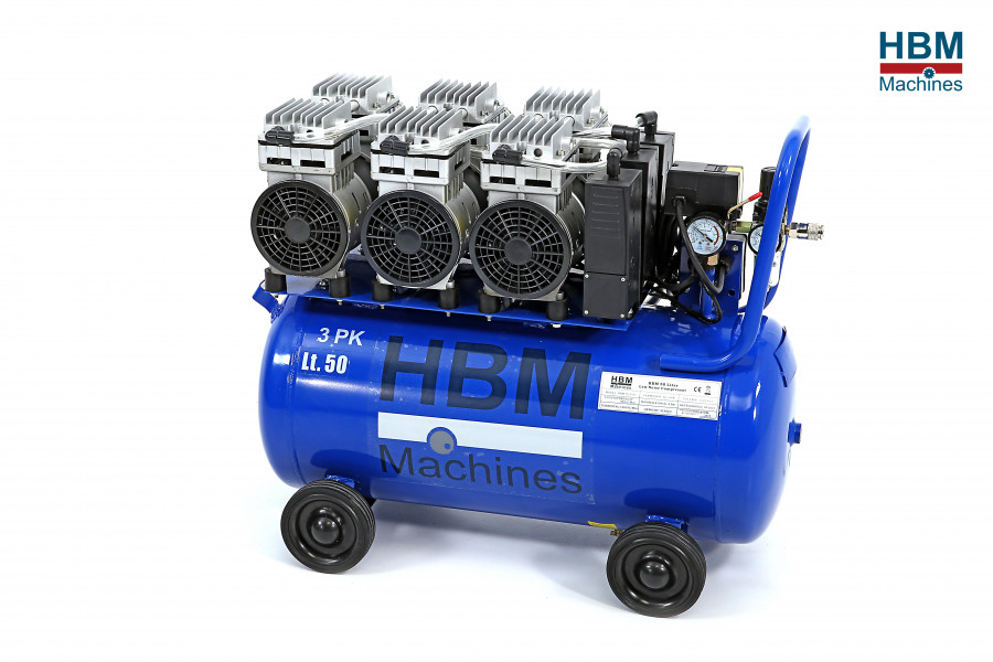 HBM 50 Liter Low Noise Compressor