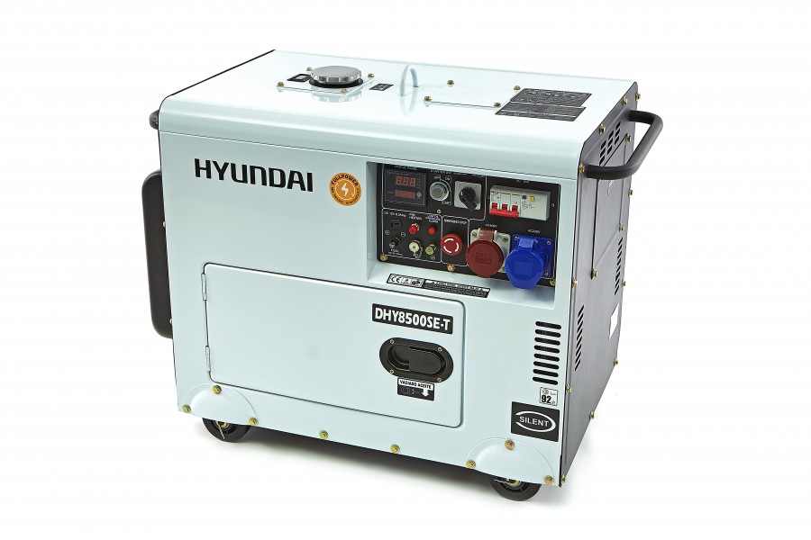 Hyundai DHY8500SE-T 7,0Kw Diesel Stromerzeuger, Aggregat