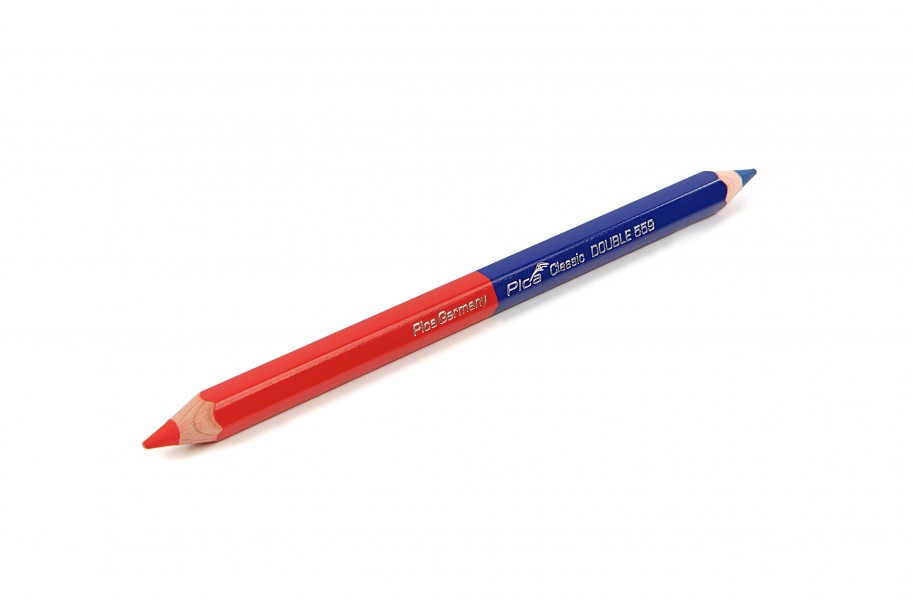 Pica 559 Double crayon rouge / bleu 17,5 cm