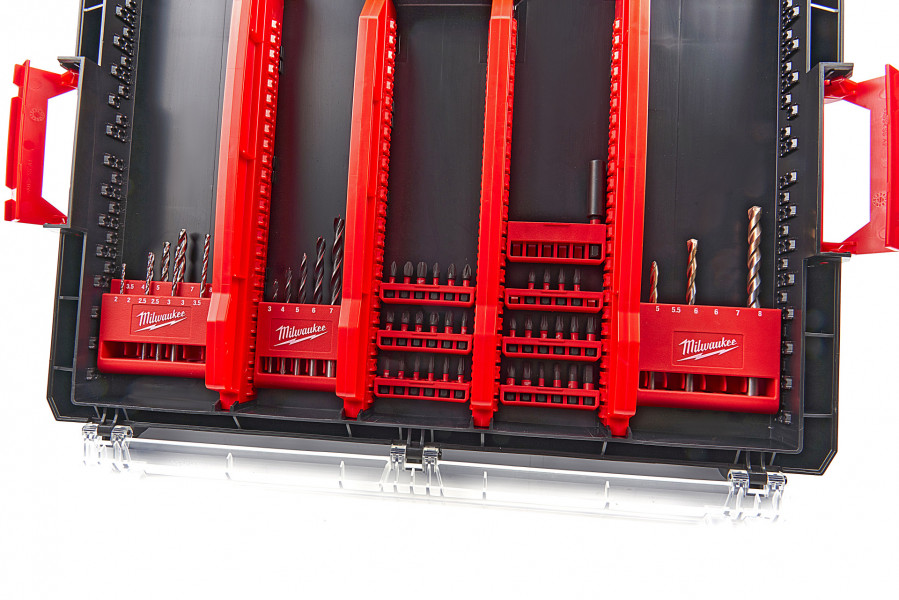 Milwaukee 4932464144 Heavy Duty Zubehör Bohrer und Bit Set 50 Stück