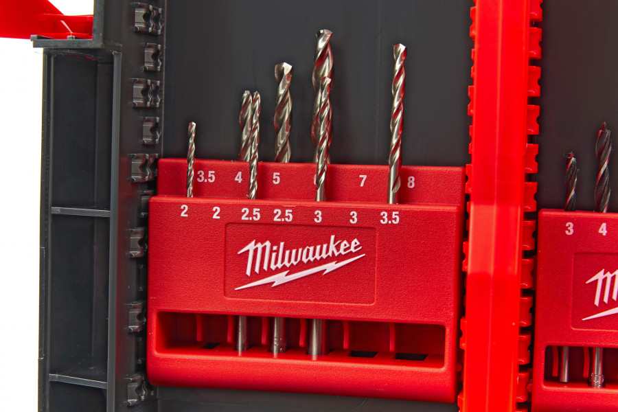 Milwaukee 4932464144 Heavy Duty Zubehör Bohrer und Bit Set 50 Stück