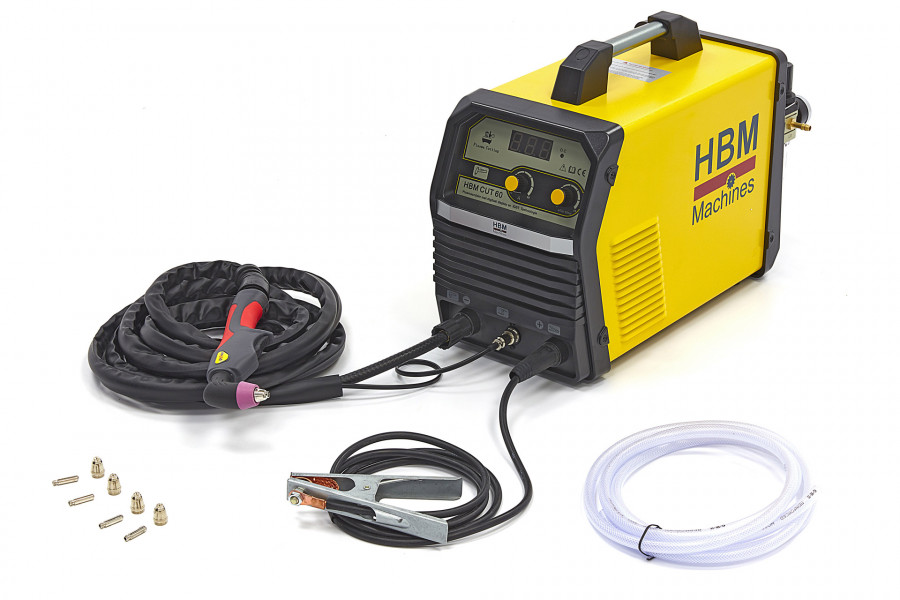 Découpeur plasma HBM CUT 60 avec affichage numérique et technologie IGBT - 230 volts