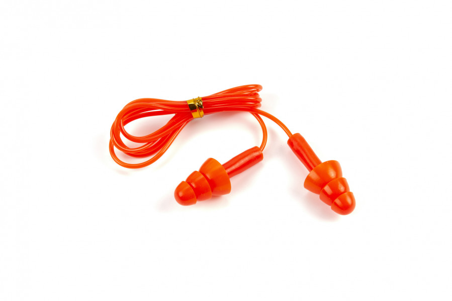 Bouchons d'oreille étanches en silicone avec cordon HBM SNR 29 DB emballés par paire