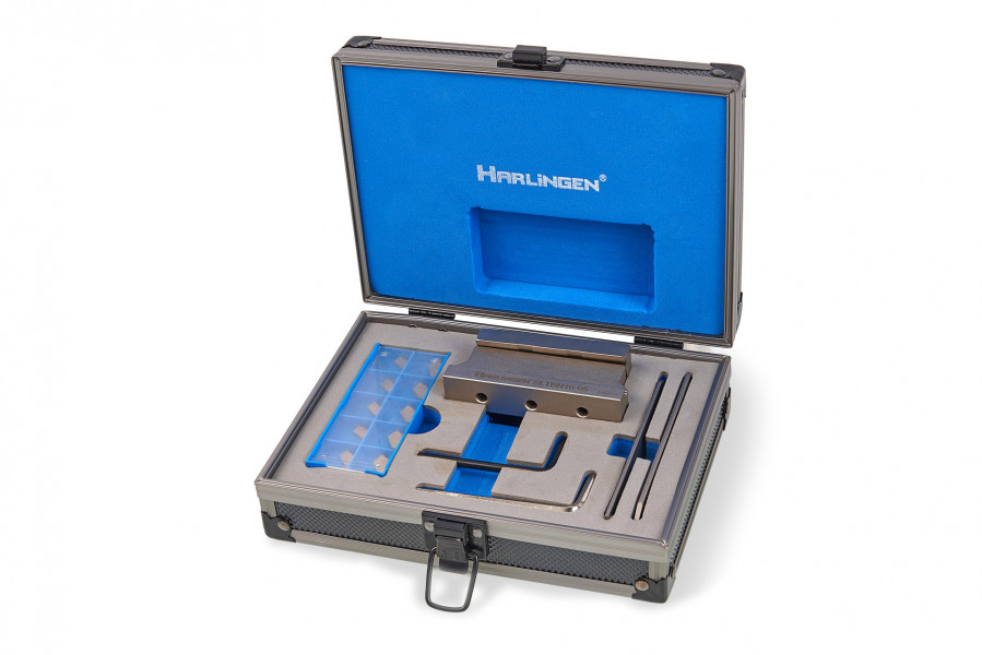 Harlingen Porte-lame 16 mm professionnel avec plaquettes de 2 et 3 mm