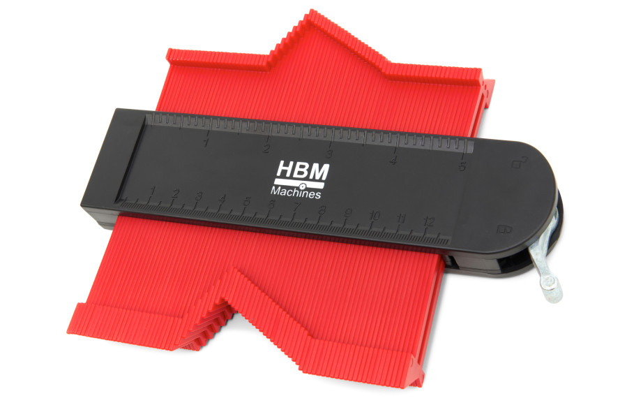 HBM 100 x 21 mm Professionele Magnetische Profielmal met Vergrendeling