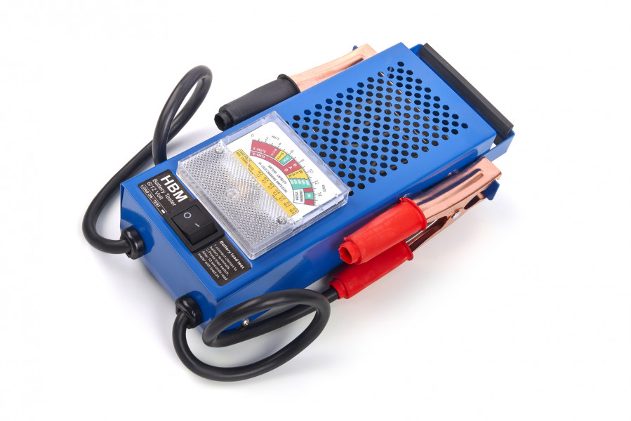 HBM Testeur de batterie professionnel 100 AMP, 6-12 V, 20-100 Ah