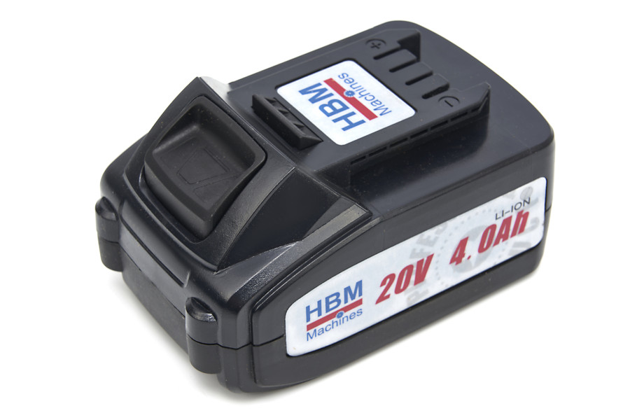 HBM 20 Volt 4,0AH Lion Batterie pour ponceuse à main professionnelle HBM 20 Volt 4,0AH Lion / HBM